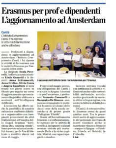 La Provincia, domenica 23 febbraio